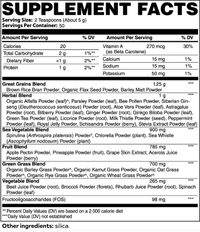 The Dewdrop Cleanse Smoothie Greens